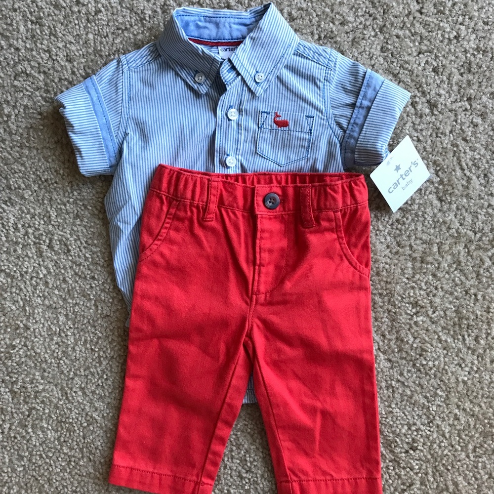 Carter's- top & bottom (baby)
